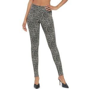 Spanx Snake Print Ankle‎ Jean-Ish Leggings